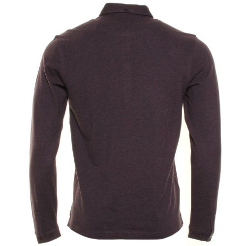 Mens Fig Marl Merriweather L/s Polo Shirt 12065 by Farah from Hurleys