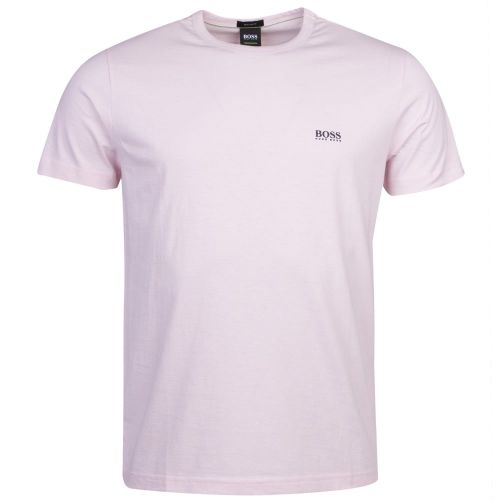 Athleisure Mens Light Pink Tee Small Logo S/s T Shirt 22063 by BOSS from Hurleys
