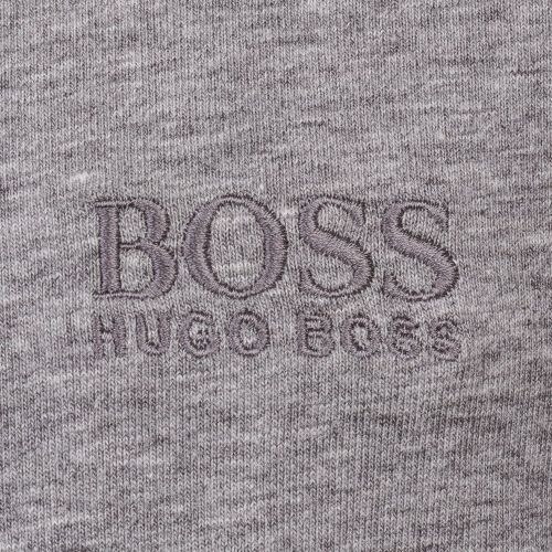 Mens Medium Grey Embroidered Logo Lounge S/s Tee Shirt 67237 by BOSS from Hurleys