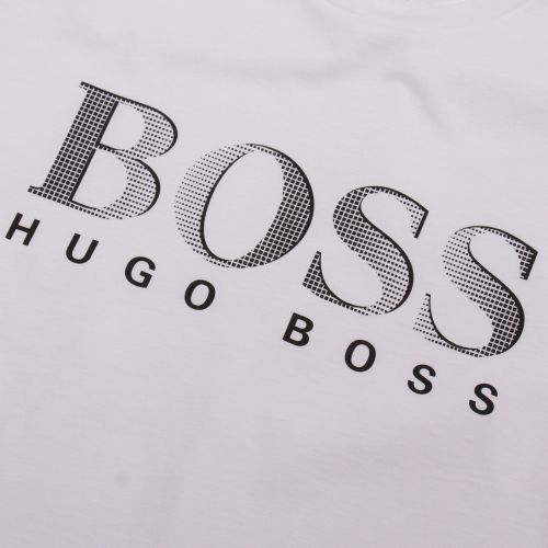 Mens White Big Logo Beach Regular Fit S/s T Shirt 57185 by BOSS from Hurleys
