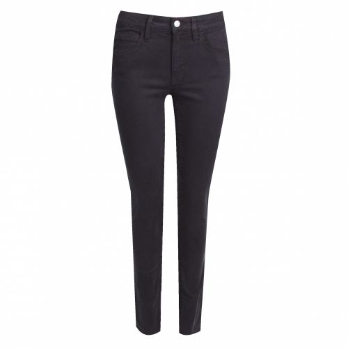 Womens Black Mid Rise Skinny Fit Stretch Twill Jeans 28882 by Calvin Klein from Hurleys