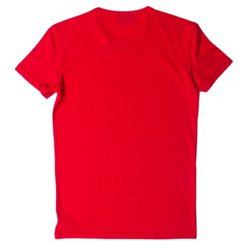 Mens Red Chest Logo Crew S/s Tee Shirt 66820 by Emporio Armani from Hurleys