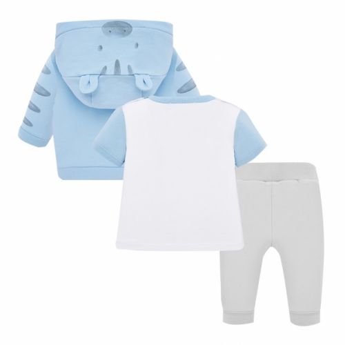 Baby Blue Bay Animal 3 Piece Tracksuit 58196 by Mayoral from Hurleys