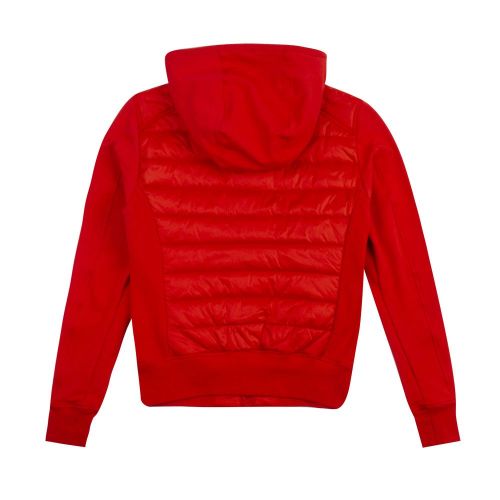 Girls Spicy Orange Caelie Hybrid Hooded Sweat Jacket 89814 by Parajumpers from Hurleys