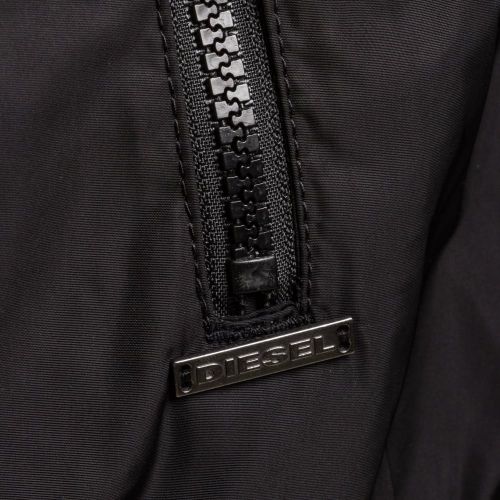 Mens Black J-Azzerad Zip Hooded Jacket 56673 by Diesel from Hurleys