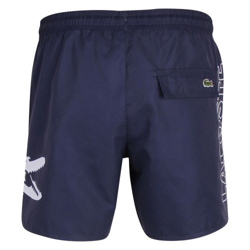 Mens Navy Large Croc Logo Swim Shorts 59303 by Lacoste from Hurleys