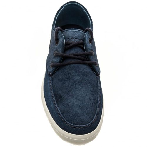 Mens Navy Sevrin Boat Shoes 62615 by Lacoste from Hurleys