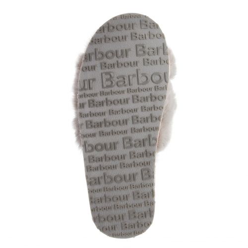 Womens Grey Lottie Crossover Slippers 77263 by Barbour from Hurleys