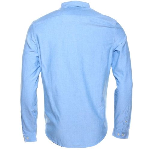 Mens Director Blue Oxford Slim Fit L/s Shirt 31289 by Original Penguin from Hurleys