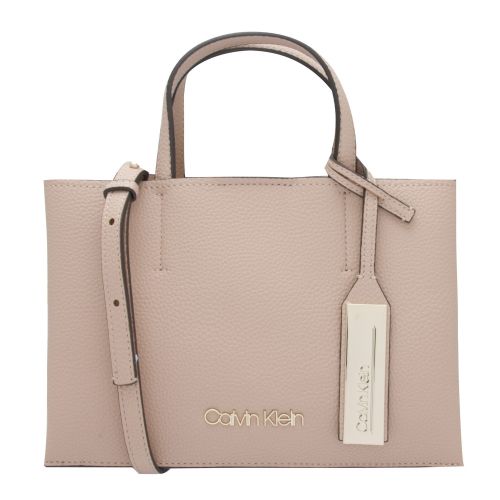 Womens Nude Folded Side Medium Tote Bag 42828 by Calvin Klein from Hurleys