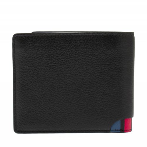 Mens Black Stripe Detail Bifold Wallet 52542 by PS Paul Smith from Hurleys