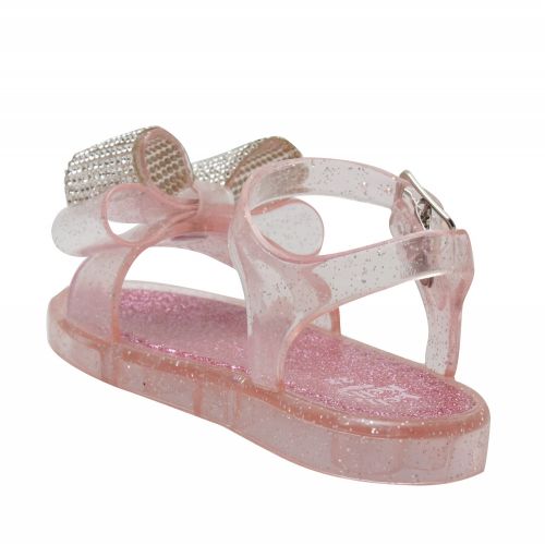 Baby Pink Bow Jelly Sandals (22-27) 58733 by Lelli Kelly from Hurleys
