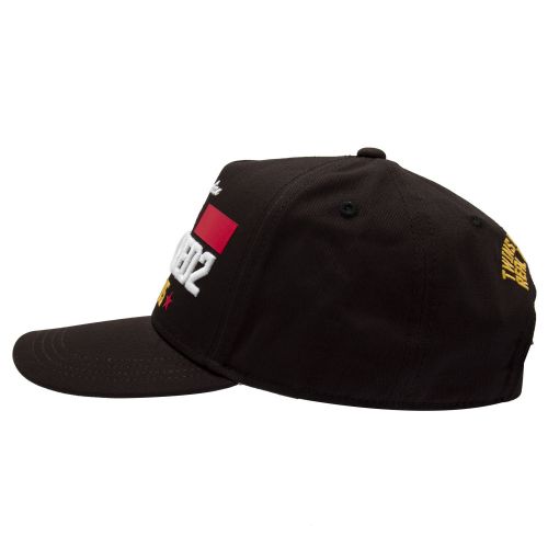 Boys Black Branded Cap 75675 by Dsquared2 from Hurleys