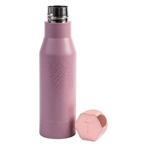 Womens Dusky Pink Hexagonal Water Bottle 78436 by Ted Baker from Hurleys