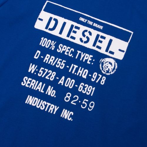 Mens Blue T-Diego-S1 S/s T Shirt 58757 by Diesel from Hurleys
