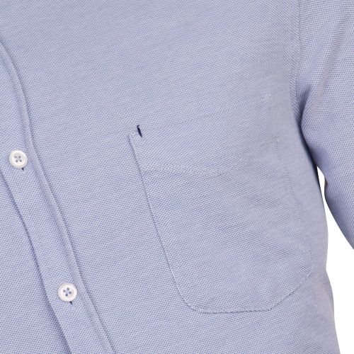 Mens Open Blue Cattitude Jersey L/s Shirt 9376 by BOSS from Hurleys