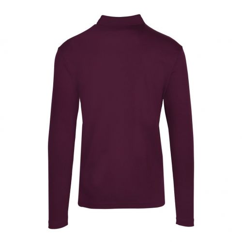 Athleisure Mens Medium Purple Pirol L/s Polo Shirt 96443 by BOSS from Hurleys