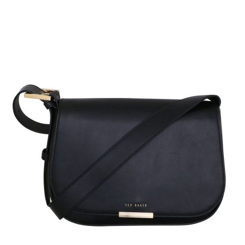 Womens Black Bagetta Curved Saddle Bag 103089 by Ted Baker from Hurleys