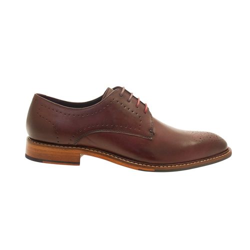 Mens Dark Red Marar Leather Shoe 8316 by Ted Baker from Hurleys