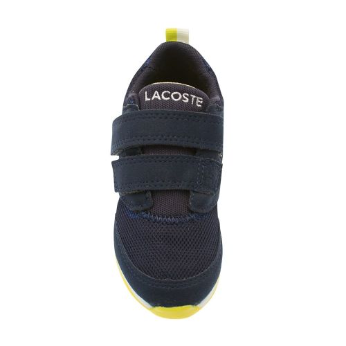 Boys Navy & Blue Infant L.ight Trainers (4-9) 14308 by Lacoste from Hurleys