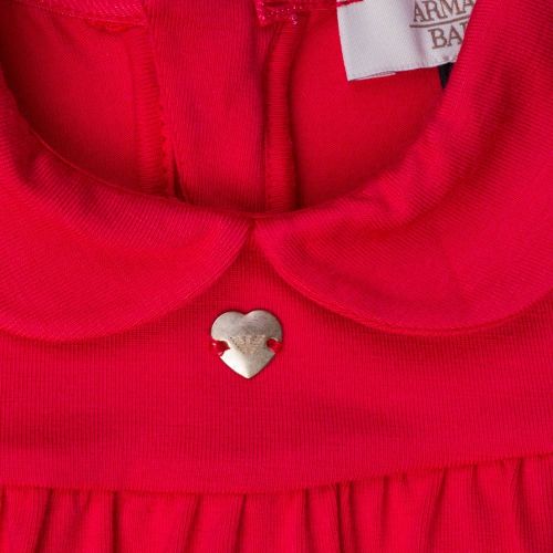 Baby Red Peter Pan Collar Dress 62588 by Armani Junior from Hurleys