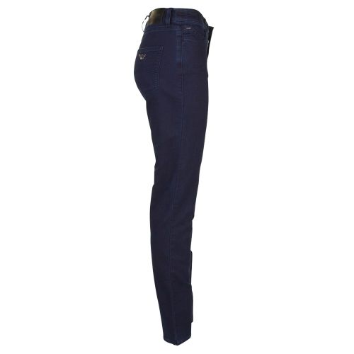 Womens Blue Wash J18 High Rise Slim Fit Jeans 69762 by Armani Jeans from Hurleys