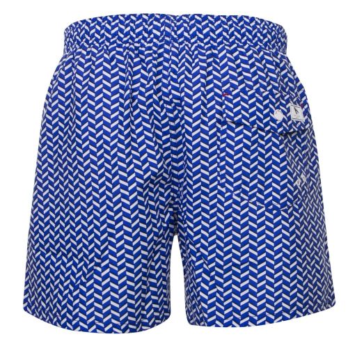 Mens Blue Caven Geo Swim Shorts 23766 by Ted Baker from Hurleys