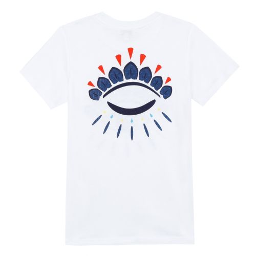 Junior Optic White Flavio Icon Eye S/s T Shirt 36475 by Kenzo from Hurleys