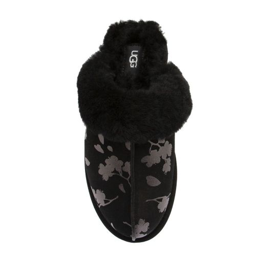 Womens Black Scuffette II Floral Foil Slippers 81899 by UGG from Hurleys