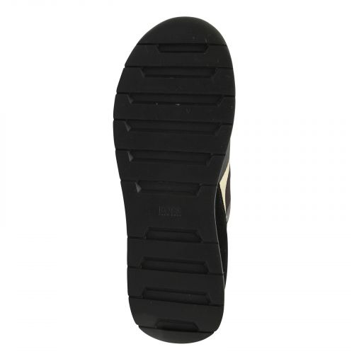Mens Black/Gold Titanium_Runn Trainers 84869 by BOSS from Hurleys