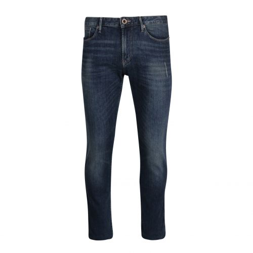Mens Blue J06 Slim Fit Jeans 77974 by Emporio Armani from Hurleys