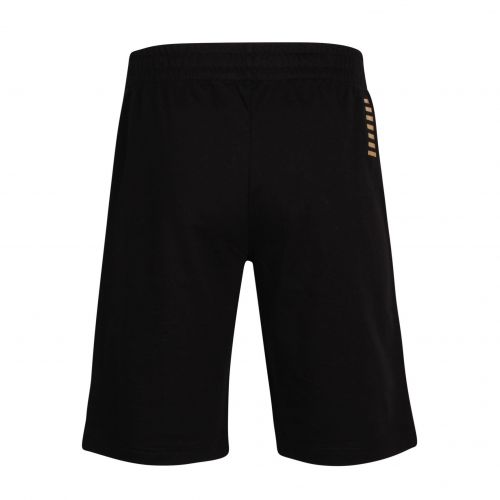 Mens Black/Gold Core ID Sweat Shorts 85073 by EA7 from Hurleys