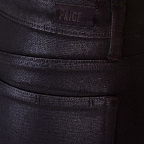 Paige Womens Black Fog Luxe Wash Hoxton Ankle Length Coated Jeans 65689 by Paige Denim from Hurleys