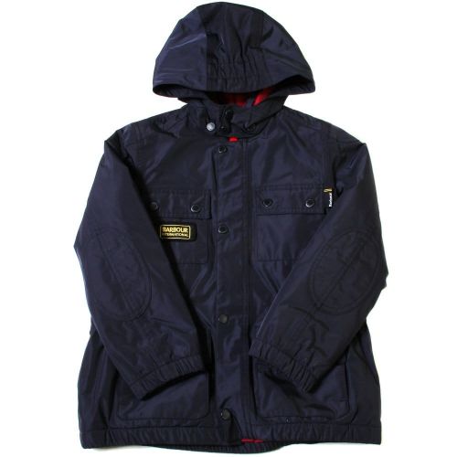 Boys Navy Nyloc Jacket 19002 by Barbour from Hurleys