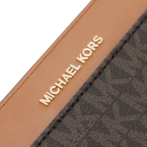 Womens Brown Signature Pocket Zip Around Purse 20193 by Michael Kors from Hurleys