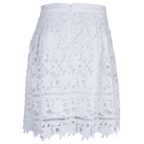 Womens Cloud Dancer Viclarna Lace Skirt 8497 by Vila from Hurleys