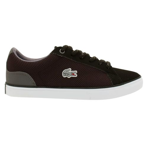 Junior Black & Grey Lerond Trainers (2-5) 14323 by Lacoste from Hurleys