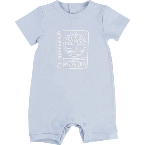 Baby Pale Blue Tree S/s Romper 7763 by Timberland from Hurleys