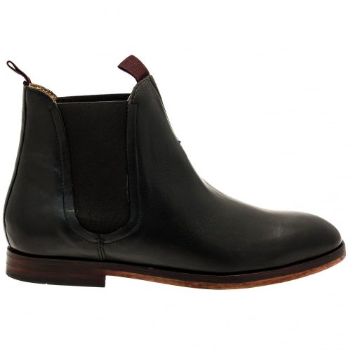 H By Hudson Mens Black Tamper Leather Chelsea Boots 61110 by Hudson London from Hurleys
