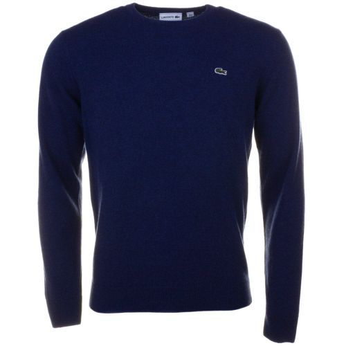 Mens Waterfall Wool Crew Knitted Jumper 61780 by Lacoste from Hurleys