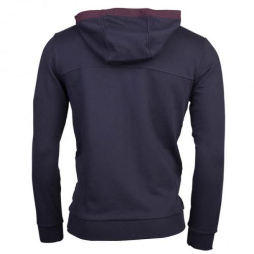 Mens Navy Saggy 1 Hooded Zip Sweat Top 15183 by BOSS from Hurleys