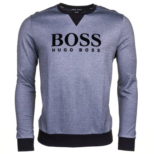 Mens Black Loungewear Crew Sweatshirt 68317 by BOSS from Hurleys