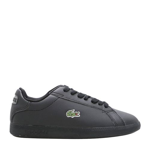Junior Black Graduate Trainers 98899 by Lacoste from Hurleys