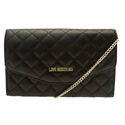 Womens Black Quilted Bag 72807 by Love Moschino from Hurleys