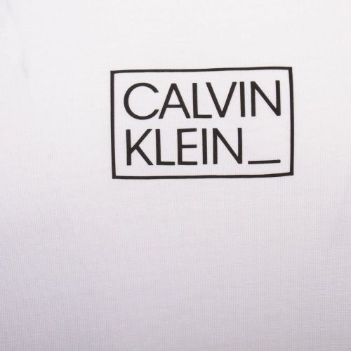 Mens Bright White Chest Box Logo S/s T Shirt 95489 by Calvin Klein from Hurleys