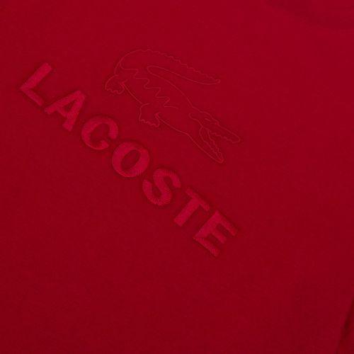 Mens Red Embroidered Croc S/s T Shirt 48798 by Lacoste from Hurleys