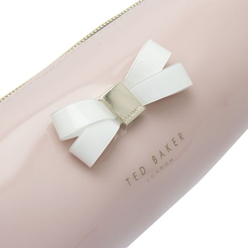 Womens Dusky Pink Franai Bow Make Up Case 80234 by Ted Baker from Hurleys