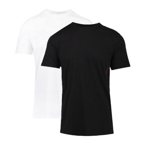 Mens Black/White Twin Pack Body S/s T Shirt 97728 by HUGO from Hurleys