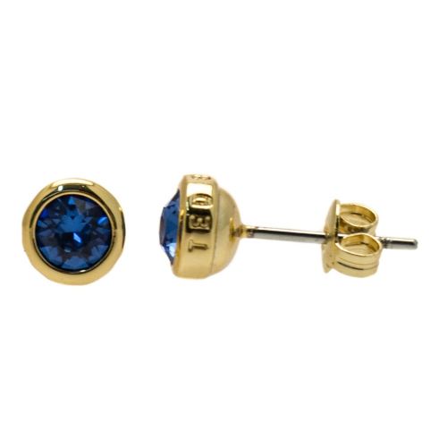 Womens Gold & Sapphire Sinaa Crystal Studs 66782 by Ted Baker from Hurleys