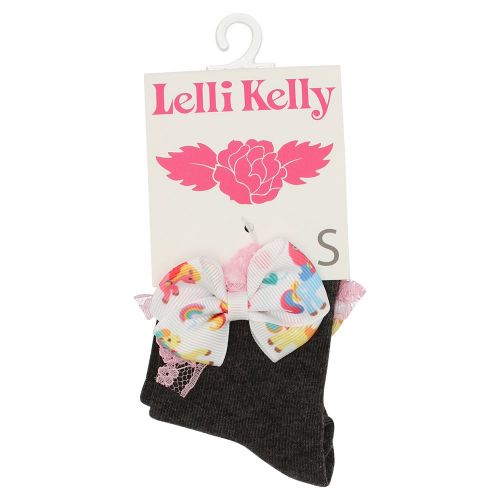 Girls Black Patent Bliss Unicorn F Fit Shoes (25-35) 90891 by Lelli Kelly from Hurleys